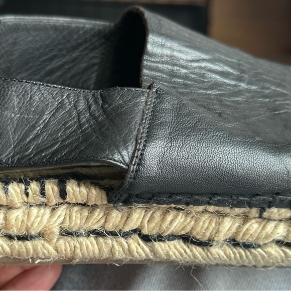 Palomitas Black Espadrilles Classic Rope Sole 38 - Picture 2 of 9